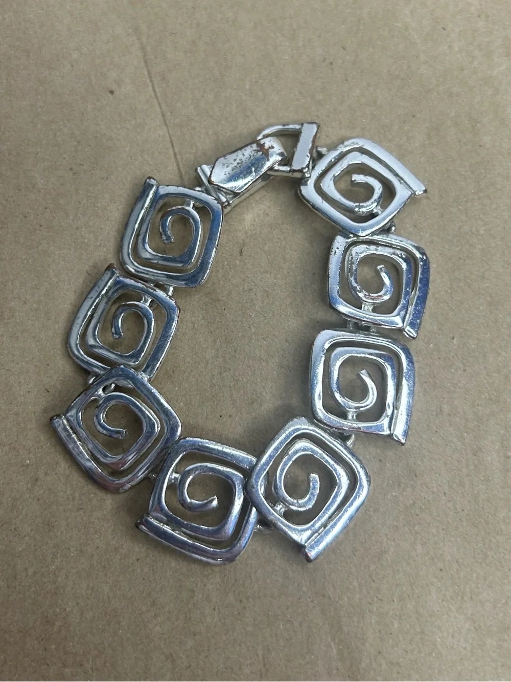 5 for $25🔥Geometric Spiral Circles and Squares Bracelet